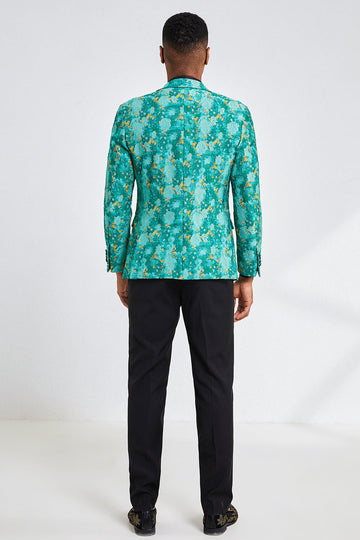 Green Peak Lapela 3 Peças Ternos de Casamento Masculinos